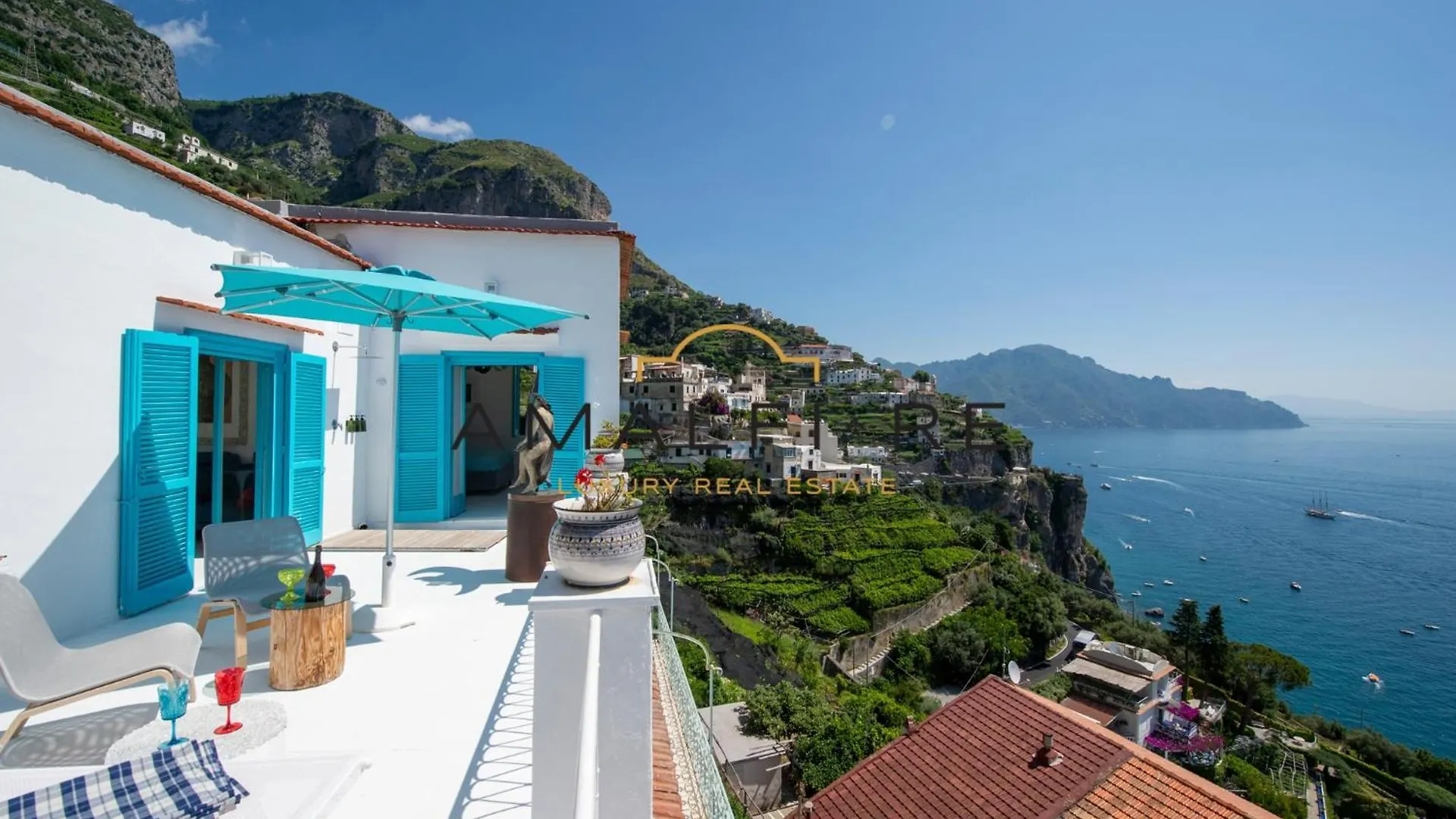 בית נופש הוילה Penelope Amalfi Coast Attic איטליה